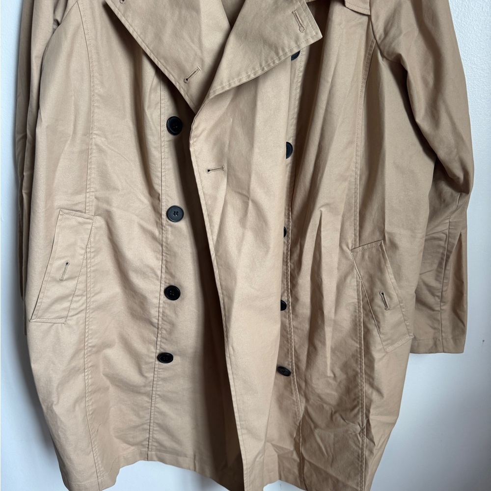 Universal Standard Beige Trench Coat - Picture 7 of 9